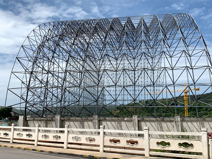 河西山寨矿储煤棚网架